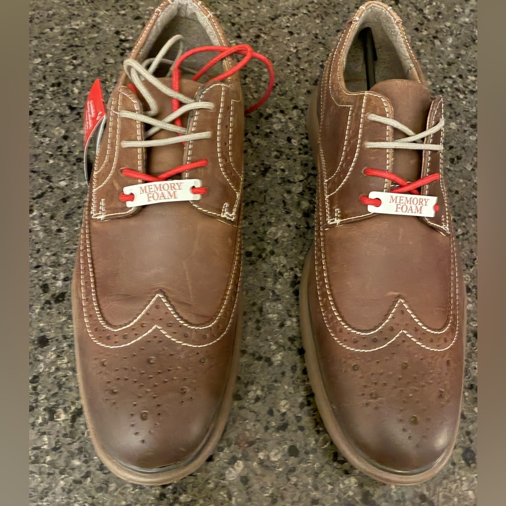 Chaps Jamestown Tan Oxford Shoes